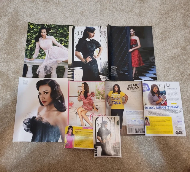 Glee Magazine Clippings Lea Michele Cory Monteith Heather Morris Naya Rivera Glee Magazine Clippings Lea Michele Cory Monteith Heather Morris Naya Rivera