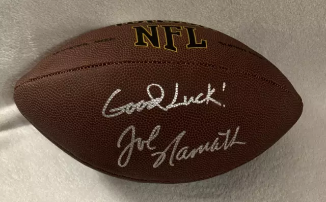 Joe Namath Signed Autographed Football w/ COA Hall of Fame HOF 2010 NY Jets