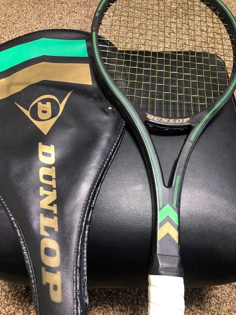 Dunlop Max 200G John McEnroe – Raquette Tennis Graphite – Poignée 4 1/2 Cuir