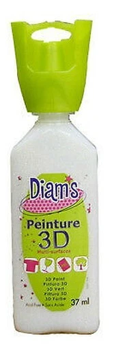Pintura Diam's 3D 37ML - Nieve
