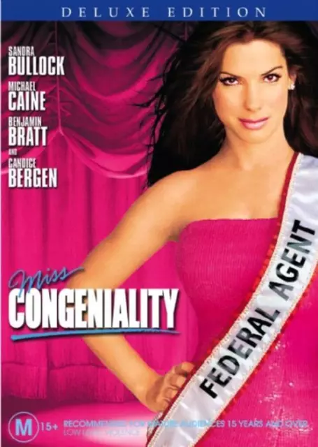 MISS CONGENIALITY DVD - Sandra Bullock, Benjamin Bratt (Region 4) *NEW & SEALED*