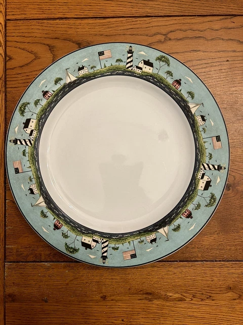 SAKURA - Warren Kimble Coastal Breeze - 10-3/4" Dinner Plate SAKURA - Warren Kimble Coastal Breeze - 10-3/4" Dinner Plate