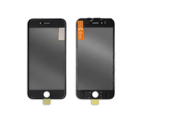 IPHONE 6s LCD Verre Devant + Cadre + Oca-Folie + Polarizer Noir 4in1