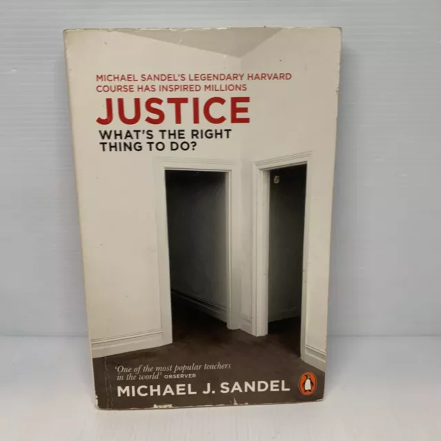 Justice: What's the Right Thing by Michael J. Sandel (Paperback Book) Politics