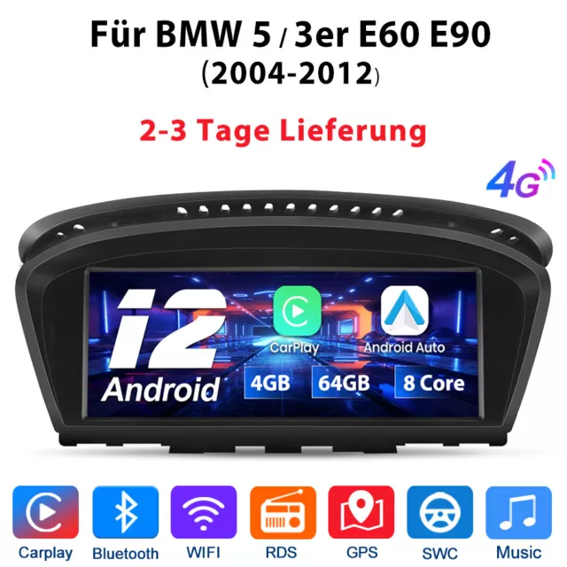 CarPlay Für BMW E60 E61 E90 E91 CCC Android 4+64G Stereo Autoradio GPS Navi WIFI