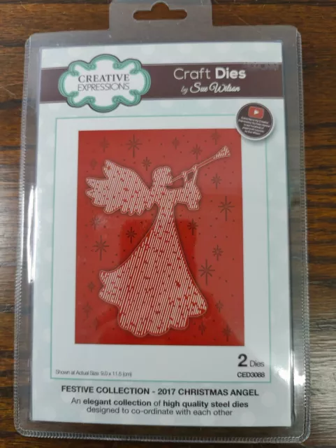 CREATIVE EXPRESSIONS Sue Wilson Festive Collection - Christmas Angel CED3088