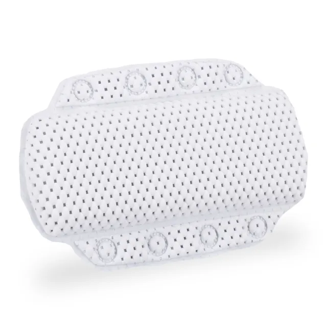 Badewannenkissen Badekopfkissen Bath Pillow Wellness Saugnäpfe Wannenkissen Spa