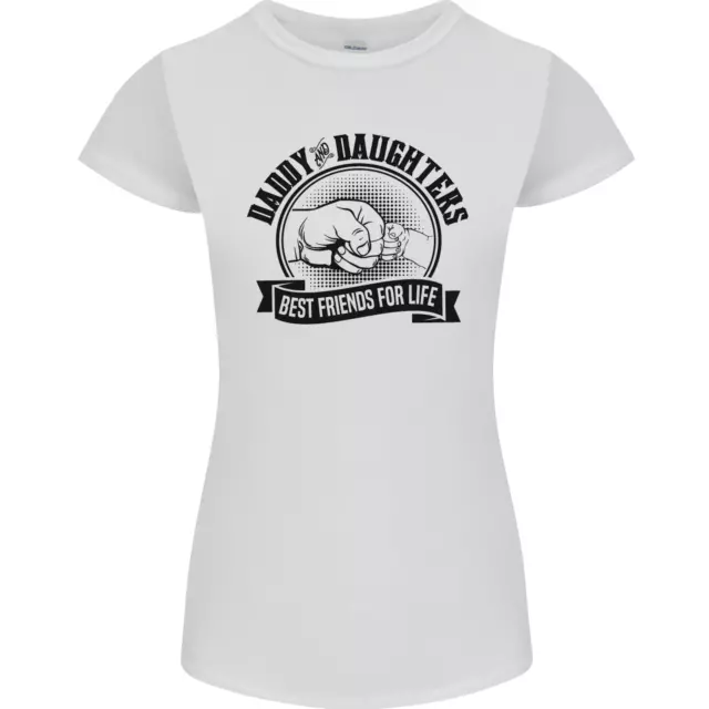 T-shirt donna Petite Cut da papà & Daughters Best Friends festa del papà