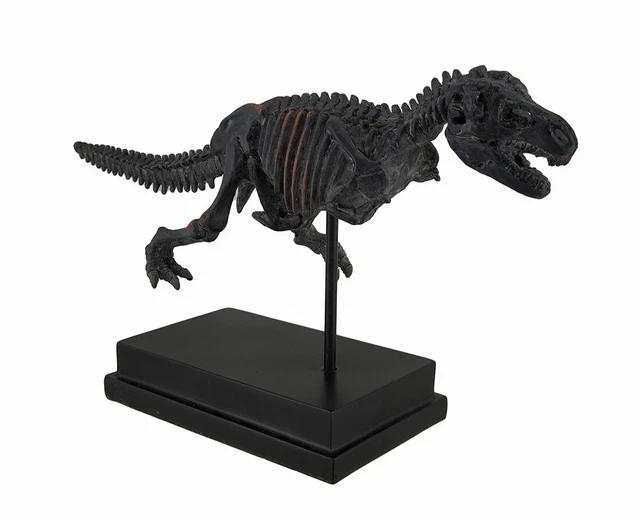 Zeckos Tyrannosaurus Rex Skeleton Statue T-Rex on Museum Mount