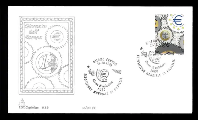 ITALIA REP. - 1998 - Esposiz. mondiale di filatelia "Giornata dell'Europa" - (A)