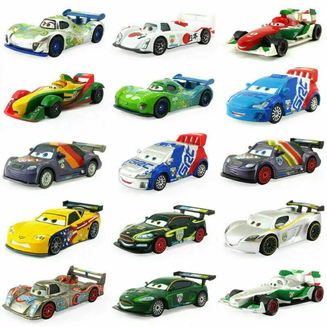 Disney Cars 2 Rare National Racing Francesco Carla Die-cast Toy Car