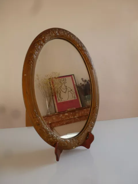 Miroir Ovale Art Deco