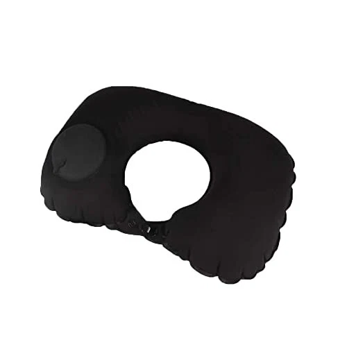 Inflatable Travel Pillow Press U-Shaped Neck Pillow Travel Pillow Airplane, T...
