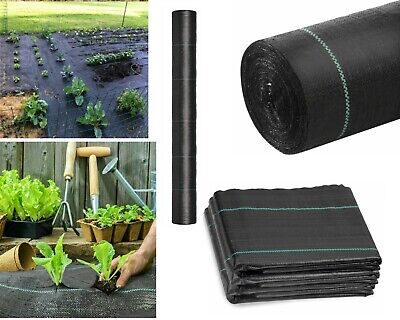Membrane Weed Controller Fabric Heavy Duty Ground Cover Landscape Barrier Garden 2