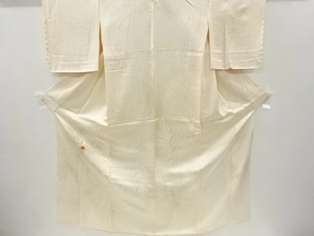 6408196: Japanese Kimono / Vintage Unused Hitoe Homongi / Embroidery / Kiku