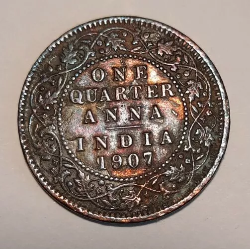 British India - One Quarter Anna - 1907 - Edward VII - Britisch Indien