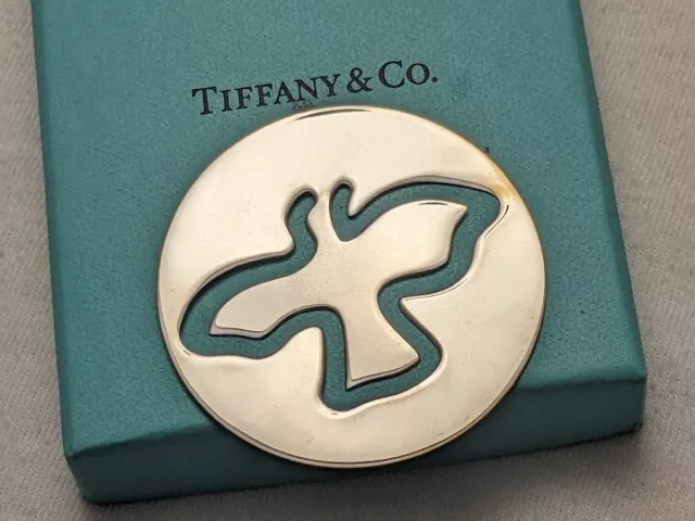 Tiffany & Co. Sterling Silver PEACE DOVE  Bookmark