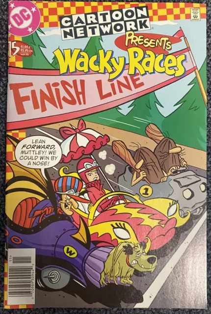 DC Comics Wacky Races Issue #15 1998 Cartoon Network Classic Hanna Barbera