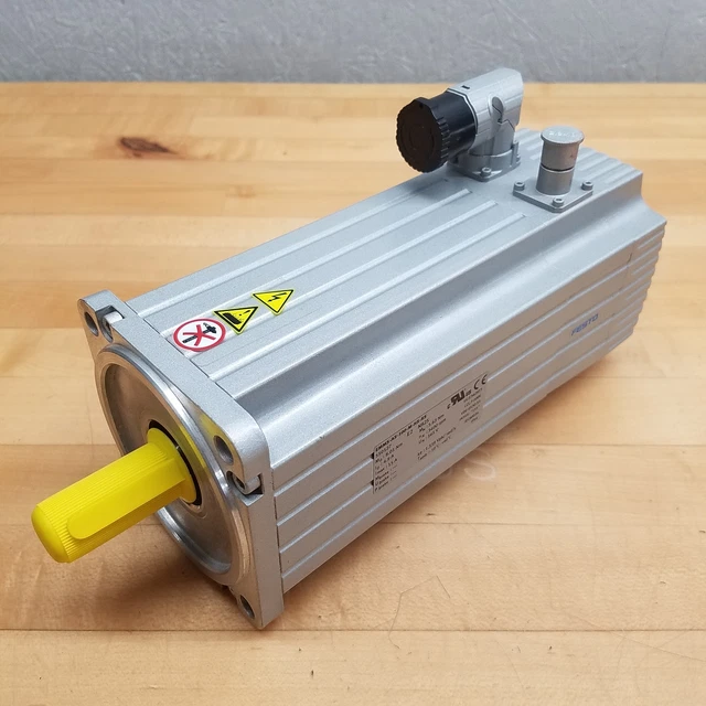 Festo EMMS-AS-100-M-HS-RS Servo Motor, 3400RPM, 565V, 15A, 8.01Nm - NEW
