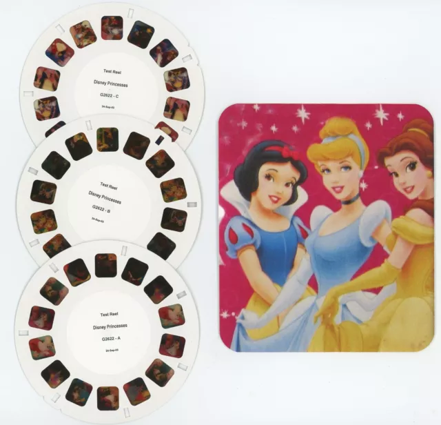 DISNEY PRINCESS CINDERELLA Snow White Beauty View-Master 3 TEST Reels Copy  Cover $19.48 - PicClick AU