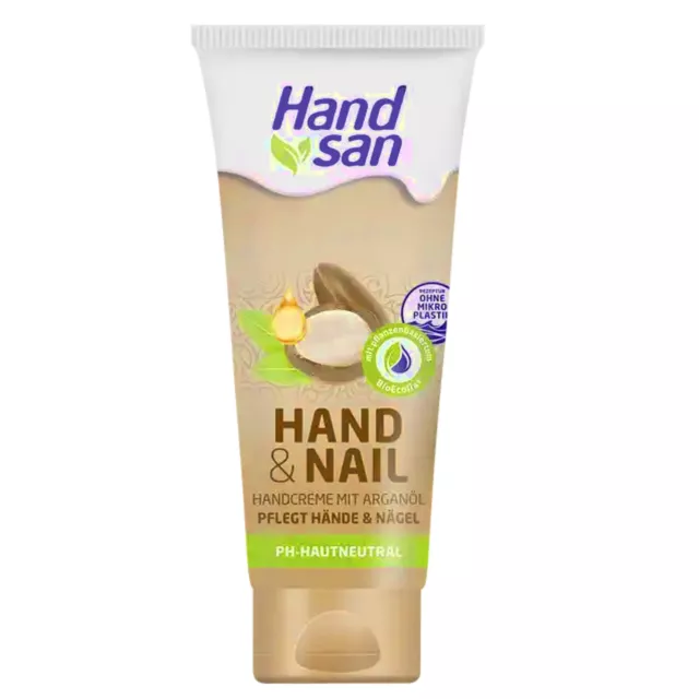 90ml Handsan Crème pour les Mains Main & Ongles L'Huile D'Argan Soin des Ongles