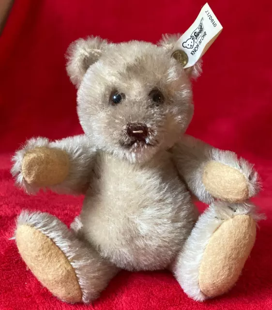 Original Steiff Ourson en Peluche Jackie 0190/17 Beige 0007009 Membres Ltd Ed