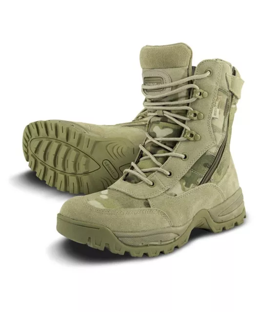 Kombat UK Spec-Ops Recon Boot - Multicam Tactical Shooting Hunting Army Cadets