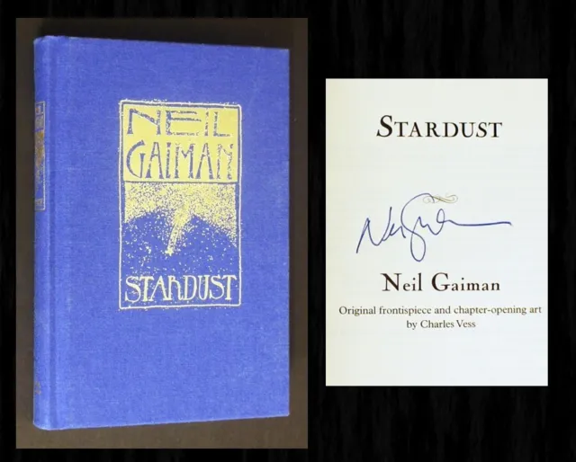 Neil Gaiman SIGNED In Person STARDUST Gift Edition, Brand New