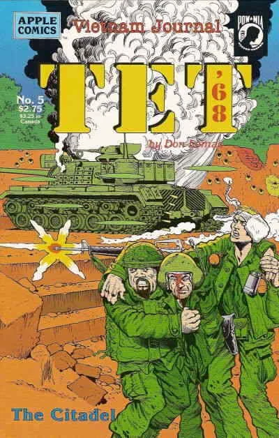 Vietnam Journal: Tet '68 #5 VF; Apple | Don Lomax Penultimate Issue - we combine
