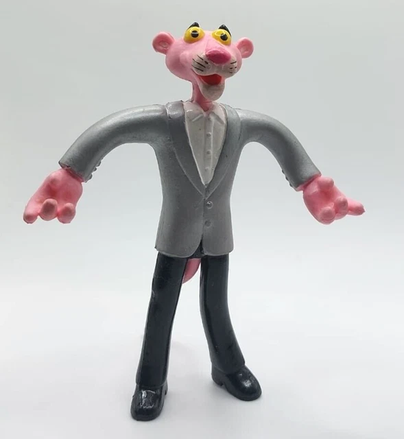Figurine Bully La Panthère Rose Détective – Modèle 1983, Occasion En Très Bon état