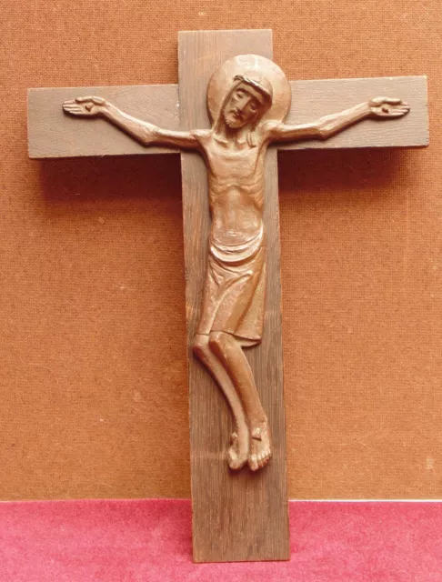 rare ancien magnifique grand christ bronze époque 19 em très bon état janseniste