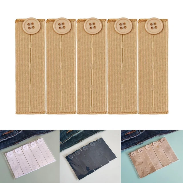 Taille Bande Boucle Bouton Pantalon Élastique Maternité Expander Ceinture
