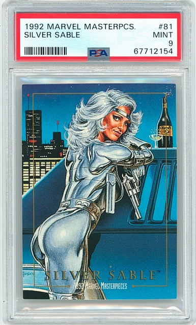 Silver Surfer 1992 Marvel Masterpieces #81 Psa 9 Mint