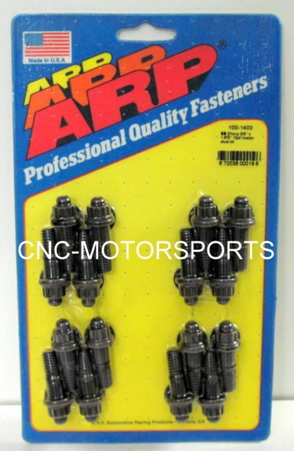 ARP 100-1403 BB CHEVY 3/8 Header Studs BLACK OXIDE 12 POINT HEAD