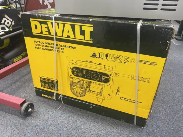 DeWALT 7000W Electric Start Inverter Petrol Generator Key Start