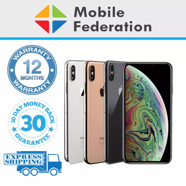 Apple iPhone XS Max XS XR X SE 2020 Face ID Imperfect Unlocked [Au Stock]