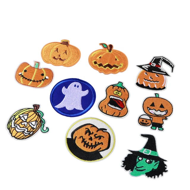 10 Pcs Cartoon Embroidery Patches Embroidered Cloth Appliques
