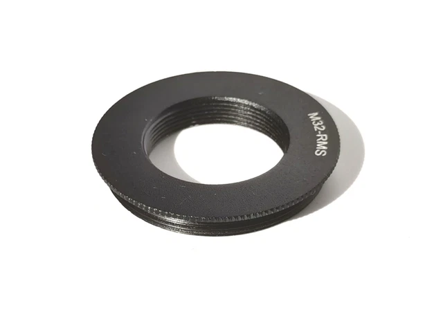 Bague Adaptatrice Pour Objectif De Microscope - Conversion Filetée M25/M26/M27/M32 Vers RMS - Neuf