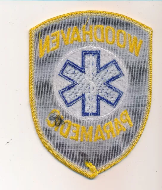 Woodhaven Paramedic Department Patch 4" 2