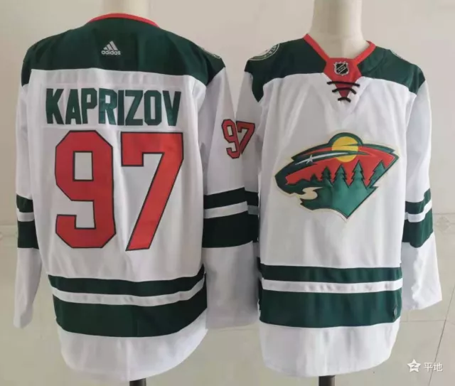 New Minnesota Wild Kirill Kaprizov #97 Men's Jersey Stitched S-3XL White