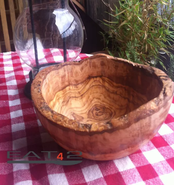 Coquille En Bois D 'ol Ivier Petit Bol Olivenholzschale De 12cm Ø Olive Bowl