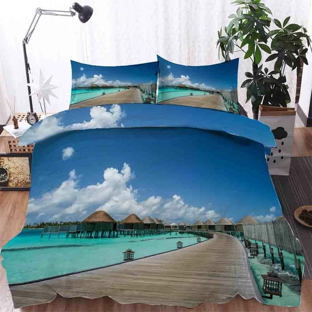 CURVED SIMPLE SHED 3D Printing Duvet Quilt Doona Covers Pillow Case