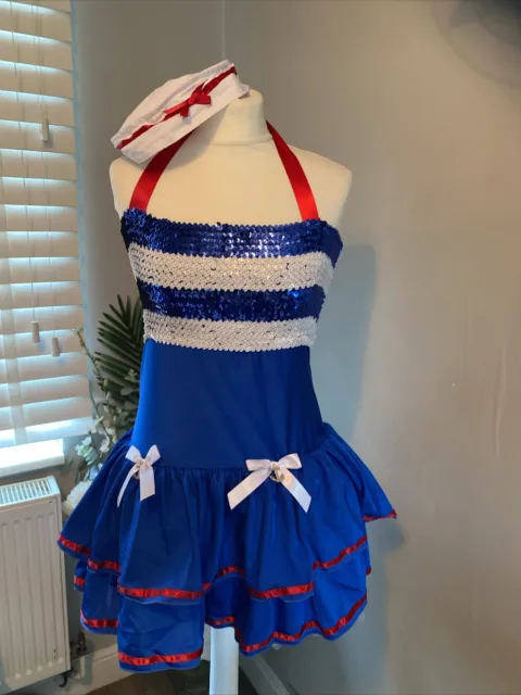 VINTAGE ANN SUMMERS White Sexy Saucy Sailor Fantasy Dress Up Outfit Size  10-12 £15.00 - PicClick UK