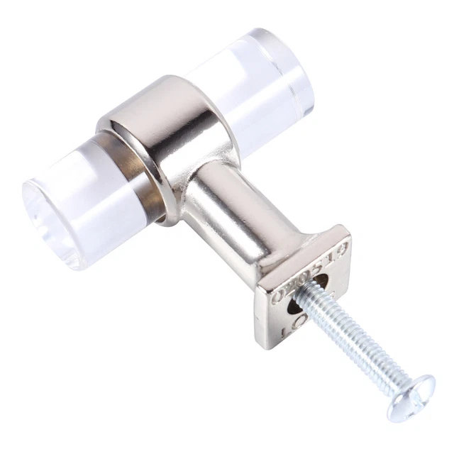 6 Pcs Door Pulls Closet Knob Crystal Furniture Knobs Retro Cabinet Handle Glass