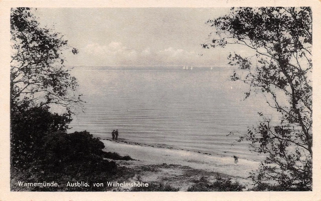 Rostock-Warnemünde Ausblick von Wilhelmshöhe gl1955 171.541