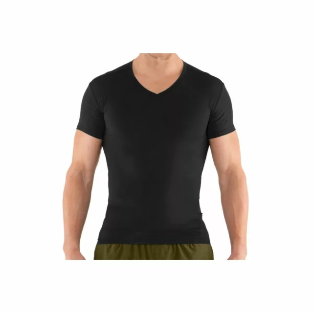 Under Armour Tactical Heat Gear Compression V-Neck Herren Fitness T-Shirt