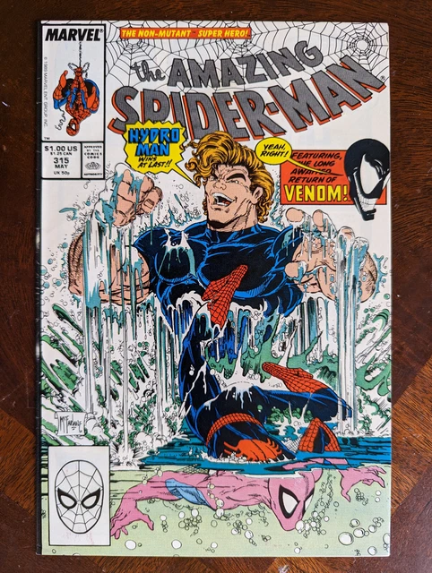 Amazing Spider-Man #315 VF Marvel 1989 Todd McFarlane! 1st Venom Cover! Key!
