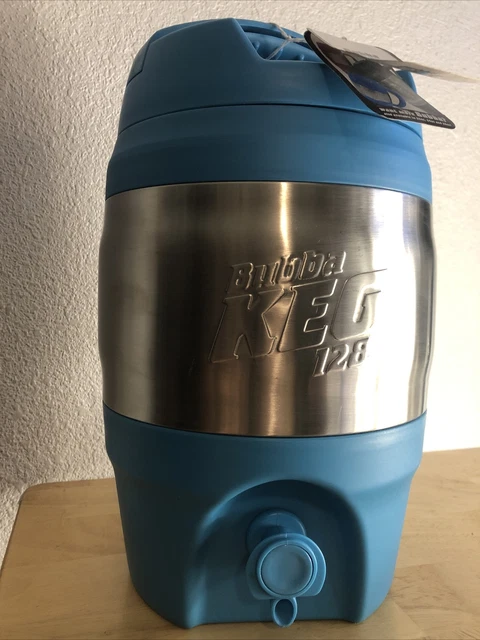 New Bubba Keg 128oz 1 Gallon XL Stainless Steel Insulated Thermos w/Spout blue