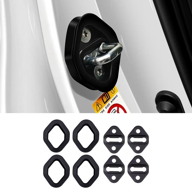 1 Set Coperture Chiusura Porta Serratura Porta Auto in Silicone Riduci Rumore9250