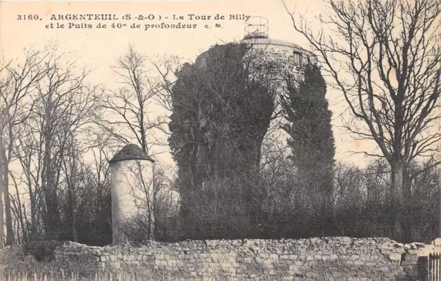 Cpa 95 Argenteuil La Tour De Billy